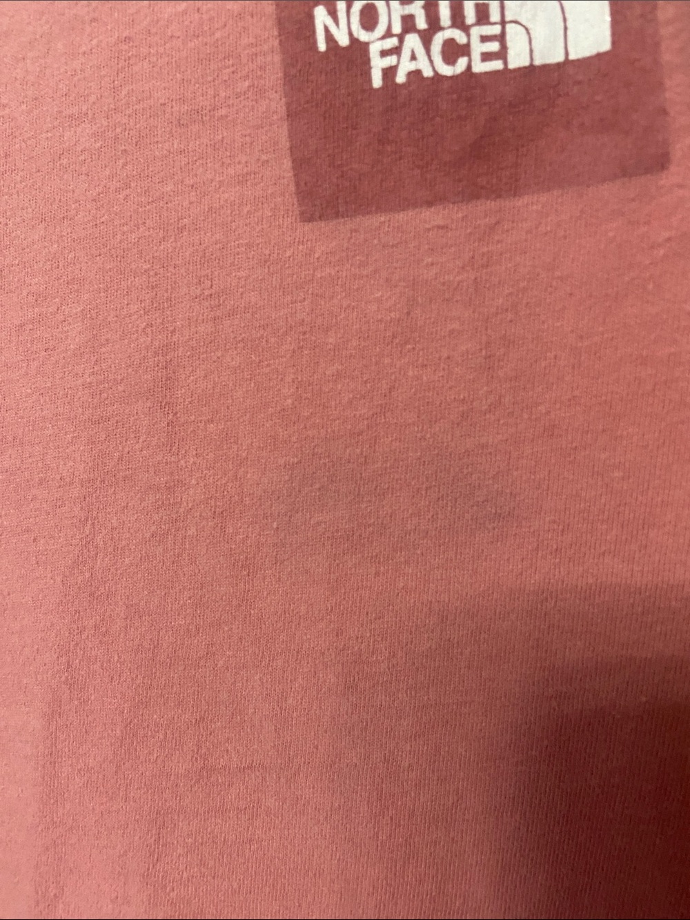 Flawed The North Face Men's Short Sleeve Tee - Coral Dusty pink - Picture 4 of 5